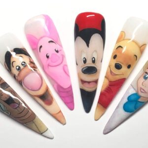 Leila Monroy Character Nail Art