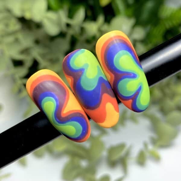 A Retro Style Design Created Using Tertiary Colours