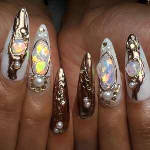 Chrome nail header