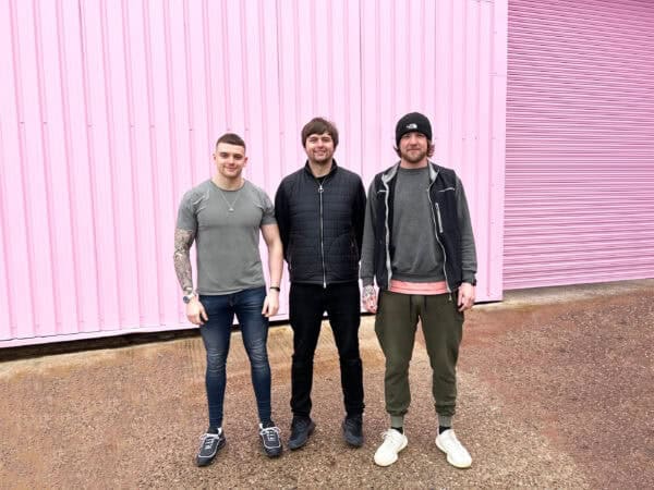 L-R: Macauley Maginnis (financial director), Elliott Maginnis (co-founder & managing director) and Alex Maginnis (head of furniture production)