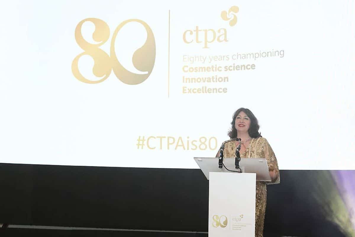 Dr emma meredith obe at ctpa 80th anniversary event
