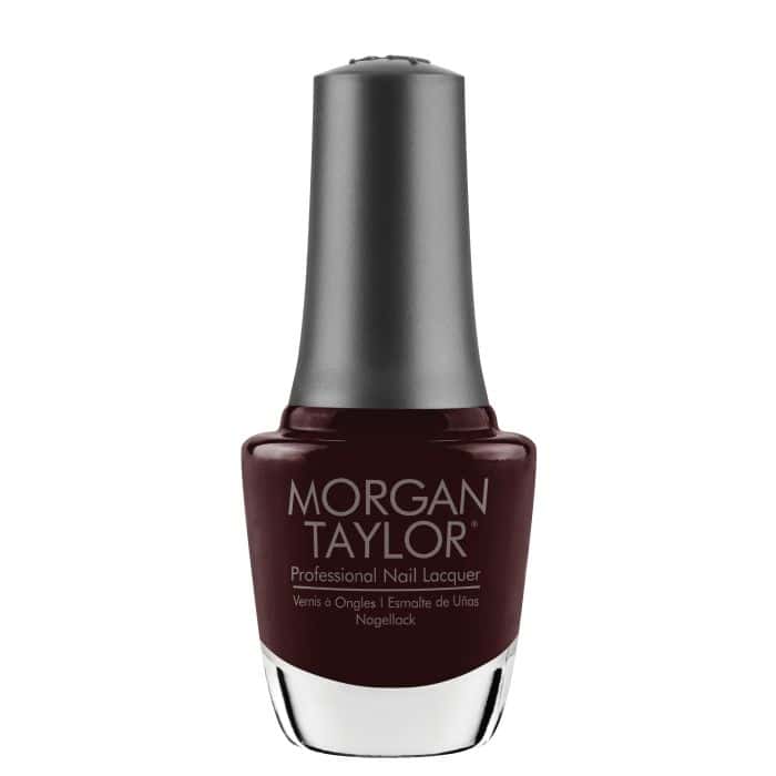 Morgan taylor nail lacquer in black cherry berry, www.gelishmorgantaylor.co.uk
