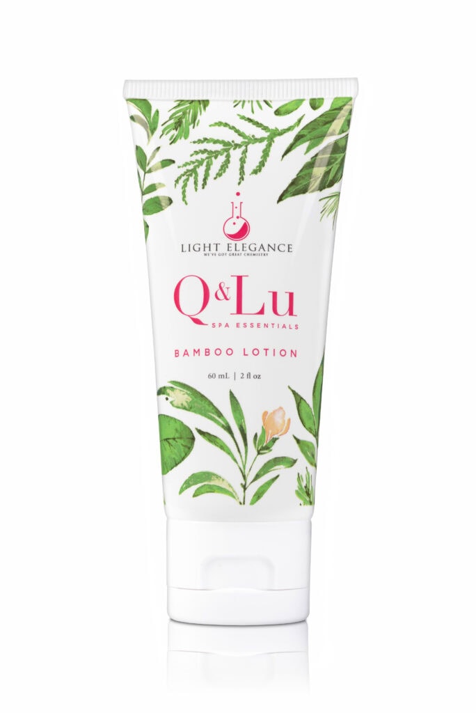 Q&Lu 2oz travel size bamboo lotion high res