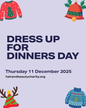 Hair and beuaty charity dress up for dinners