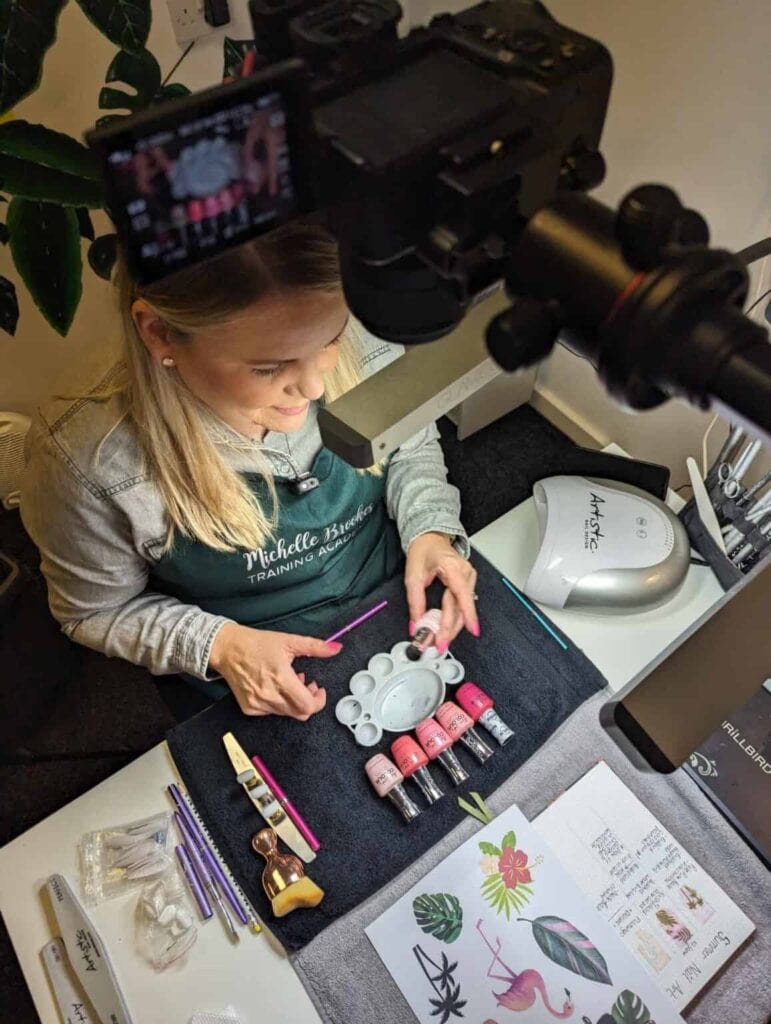 Michelle Brookes teaching 1157x1536