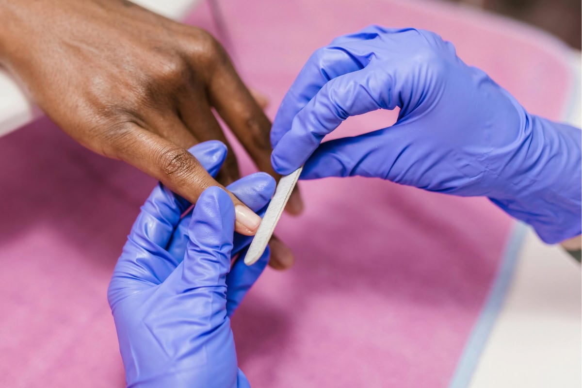 Gloves nail technician guide