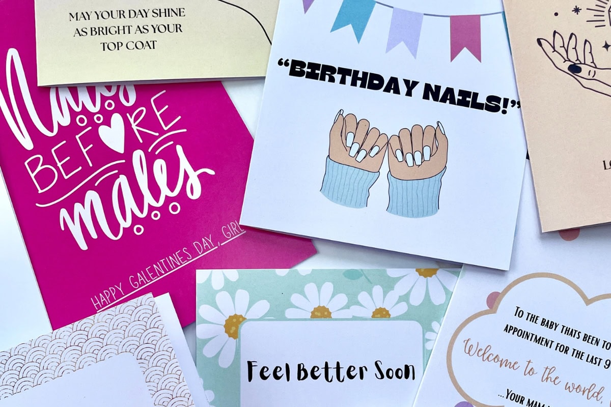 The Nail G Greeting Cards