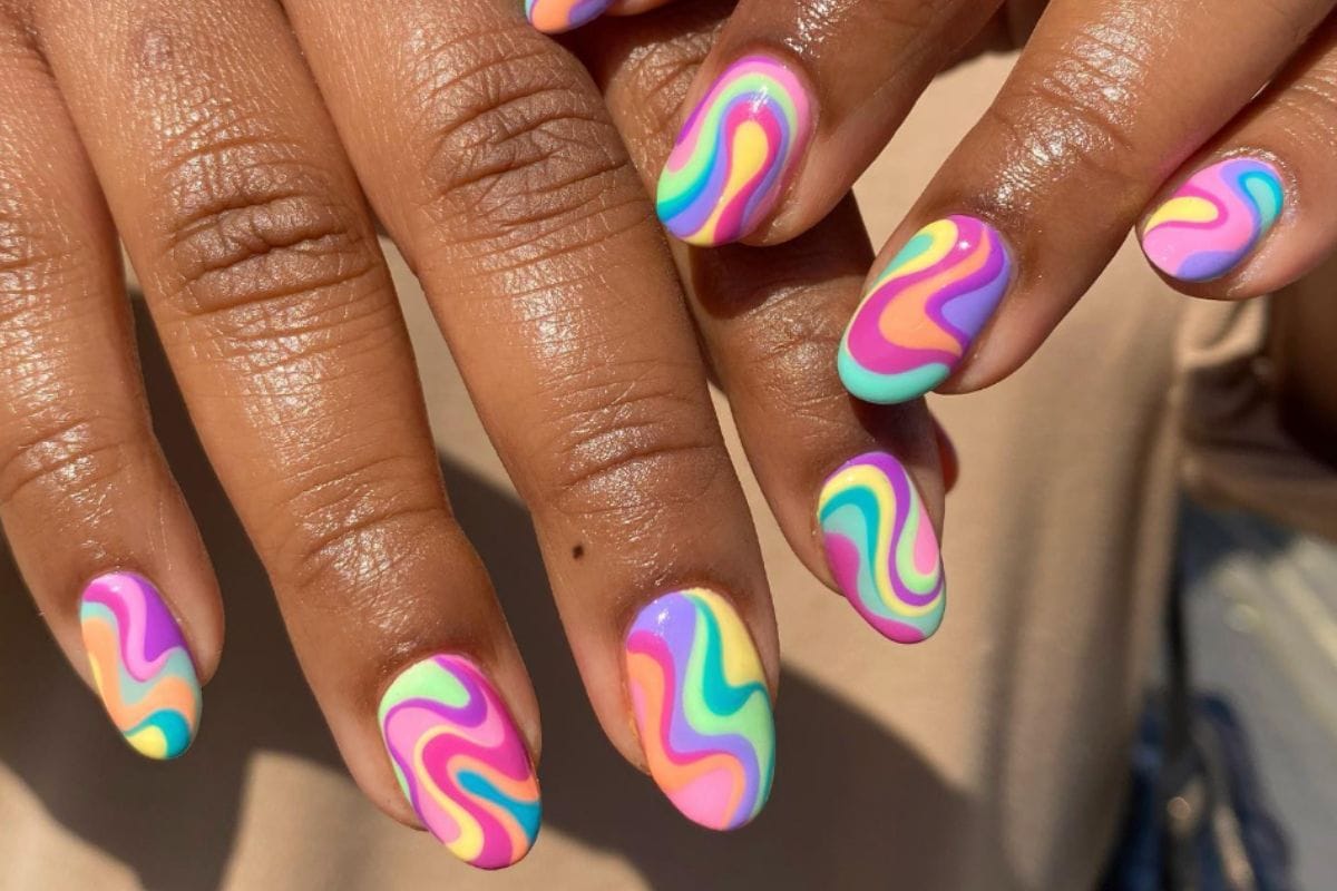 Spring 2026 nail trends roundup lead image courtesy of @nails.bab