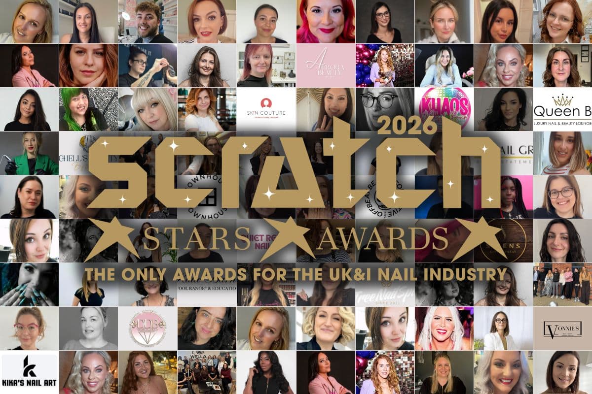 Scratch Stars 2026 nail industry finalists collage