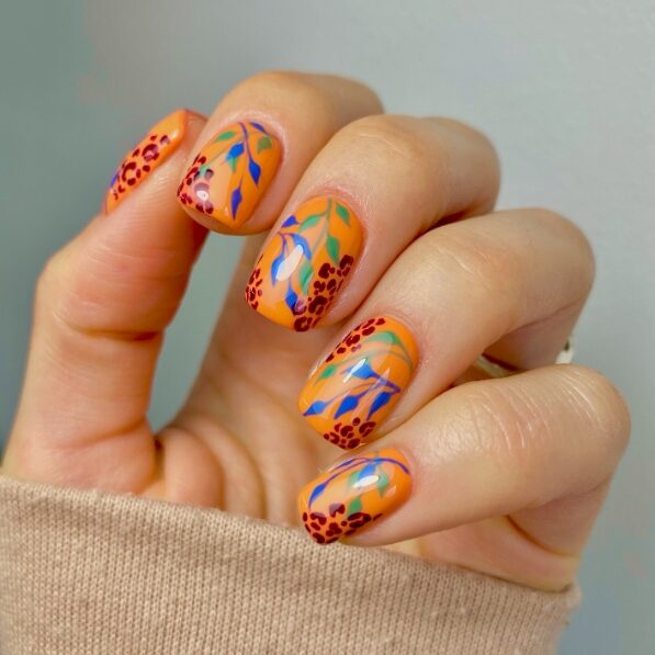 julie anne autumn nails final look